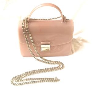 FURLA mini candy bag. Light pink